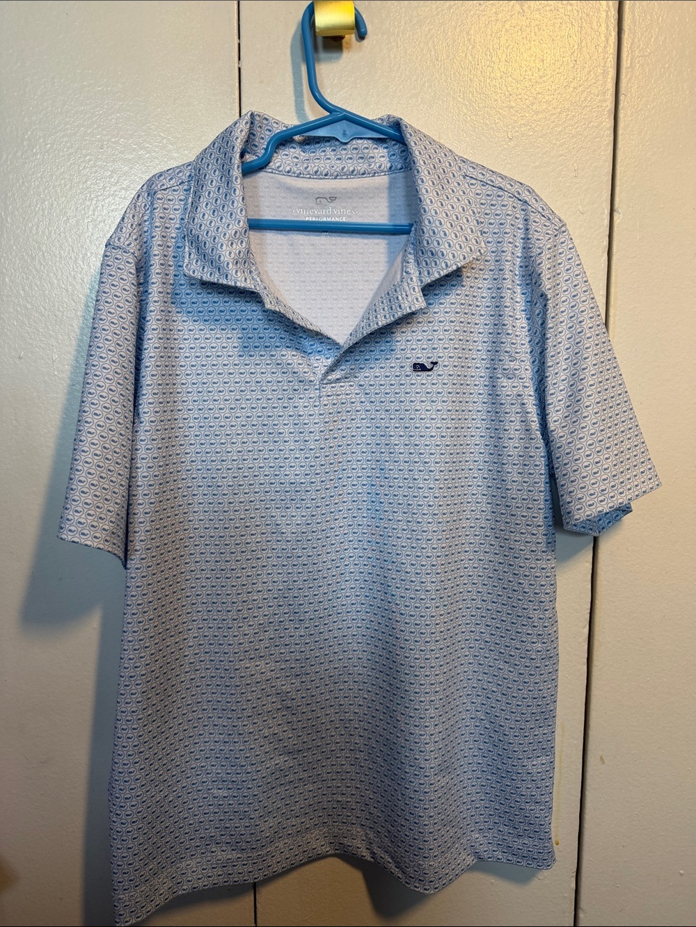 boys Light Blue Short-Sleeve Polo Shirt